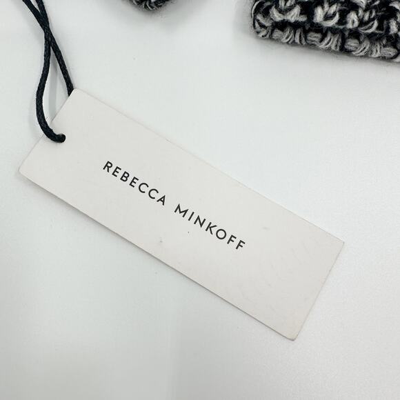 Rebecca Minkoff New Beanie Arm Warmers Marled Set in Black One Size NWT - Picture 9 of 10